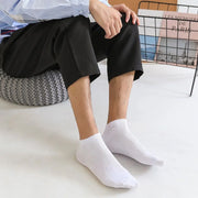 Set 20 calzini da uomo YIQXLICC – sottili, traspiranti, in cotone e poliestere, taglio basso alla caviglia, casual e business EU 38-45 - Campeda