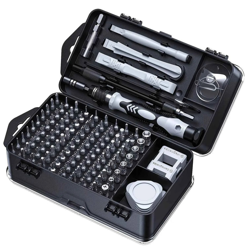 Set di Cacciaviti 115-in-1, Kit di Riparazione Professionale per Telefoni, Computer, Orologi, Console, Occhiali ed Elettronica