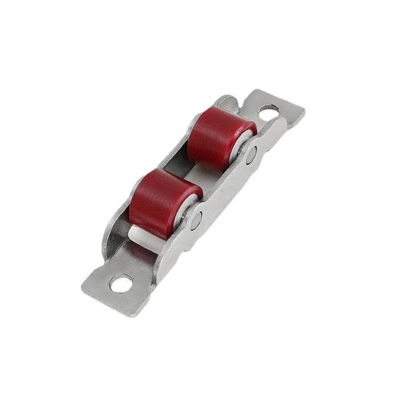 4 Pezzi/lotto Rulli Silenziosi in Nylon per Porte e Finestre Acciaio Inox
