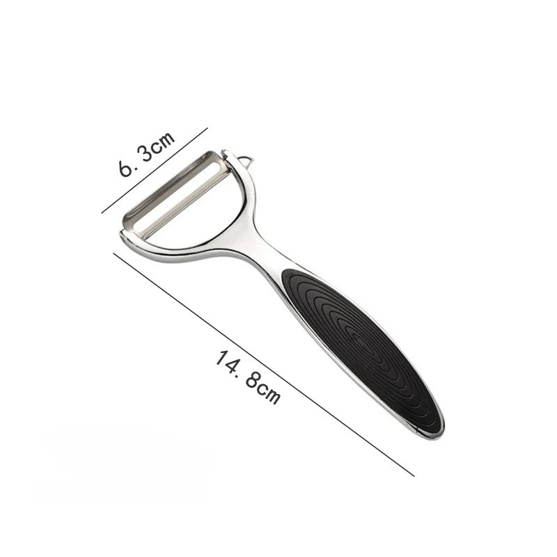 Pelapatate in acciaio inossidabile Pelapatate multifunzionale Grattugia per carote Utensili per frutta Accessori da cucina Gourmet Pelador Bar