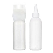 Bottiglia da spremere ricaricabile in plastica 2 pezzi e set di bottiglie - White set - immagine 2