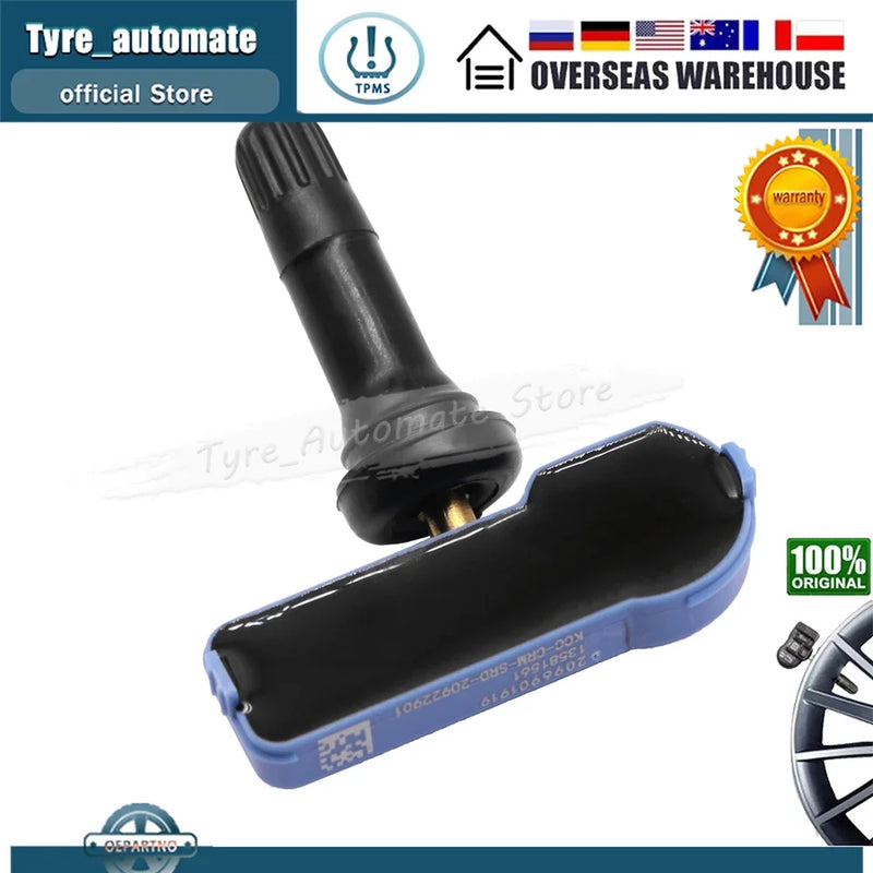 Sistema di monitoraggio della pressione dei pneumatici TPMS PER 2014-2019 Opel Corsa E Adam Vauxhall Chevrolet 433 MHz SENSORE DI pneumatici 13581561