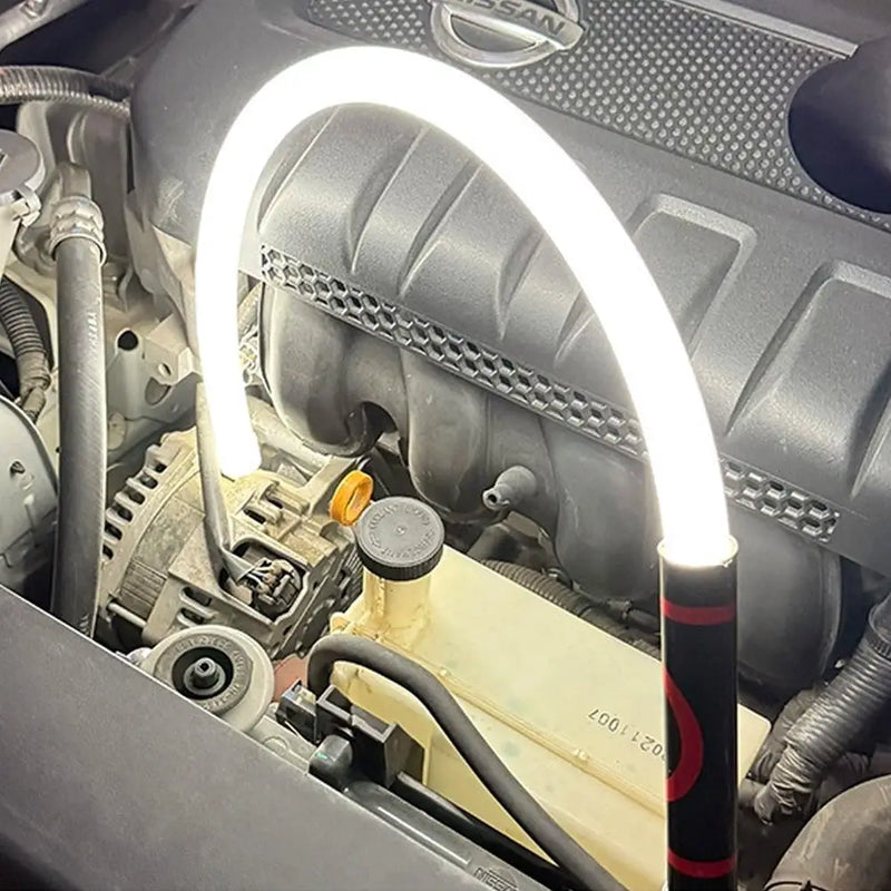 Torcia LED Flessibile da 73cm Ricaricabile Luce Lavoro Professionale per Meccanici - immagine 5
