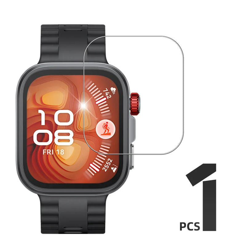 9H Tempered Glass for Huawei Watch Fit 4 Pro, Premium Screen Protector HD Clear Durable Anti-Scratch Protective Film Accessories