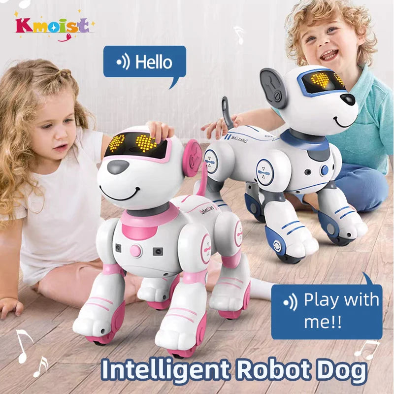Telecomando intelligente Robot Dog Acrobazia elettronica Comando vocale Programmabile