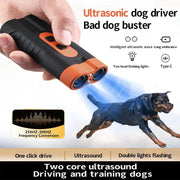 Repellente per cani ad ultrasuoni a doppia testa Dispositivo di addestramento