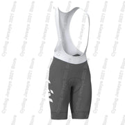 Completo Ciclismo Donna Jayco Alula Maglia a Maniche Corte e Salopette Bici da - immagine 10