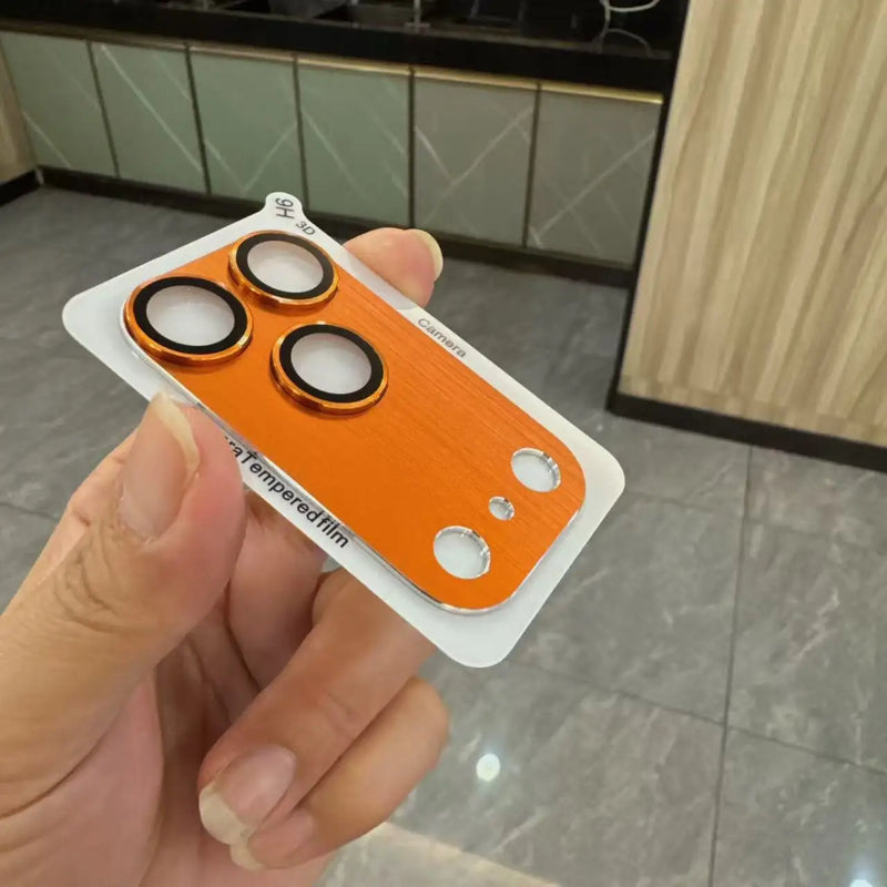 1Set Copertura Completa In Metallo Protezione Della Macchina Fotografica di Vetro Per IPhone 17 Pro Max Obiettivo di Copertura In Vetro Per IPhone 17 Obiettivo Dell'aria Anello di Metallo Pellicola