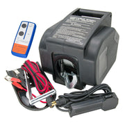 Verricello elettrico per rimorchio barche 12V 2000 libbre - immagine 2