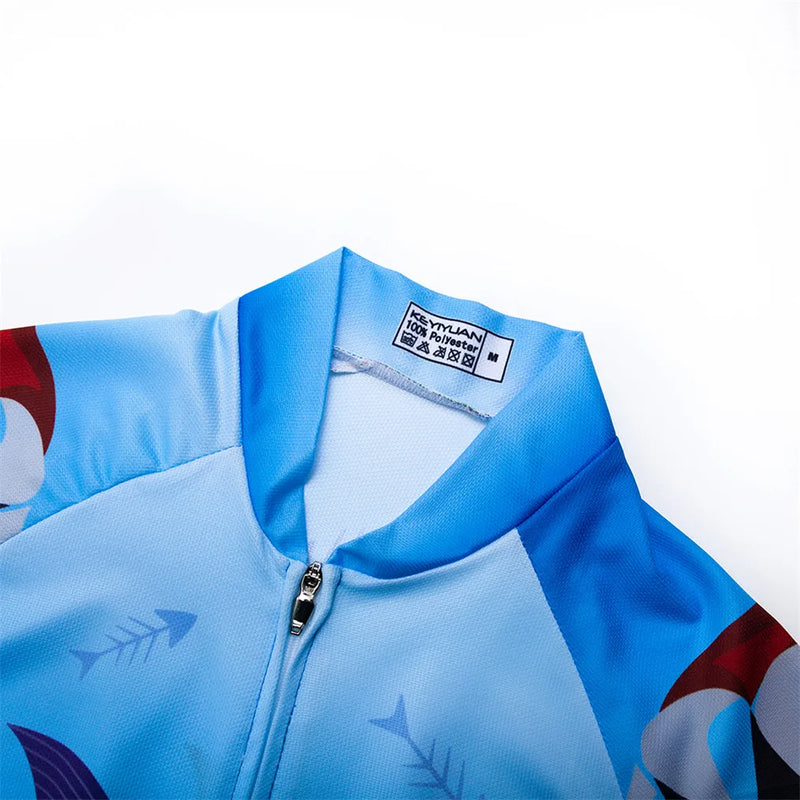2022 maglia da ciclismo Kids Boy Girl Bike Mountain MTB Shirt manica corta - immagine 4