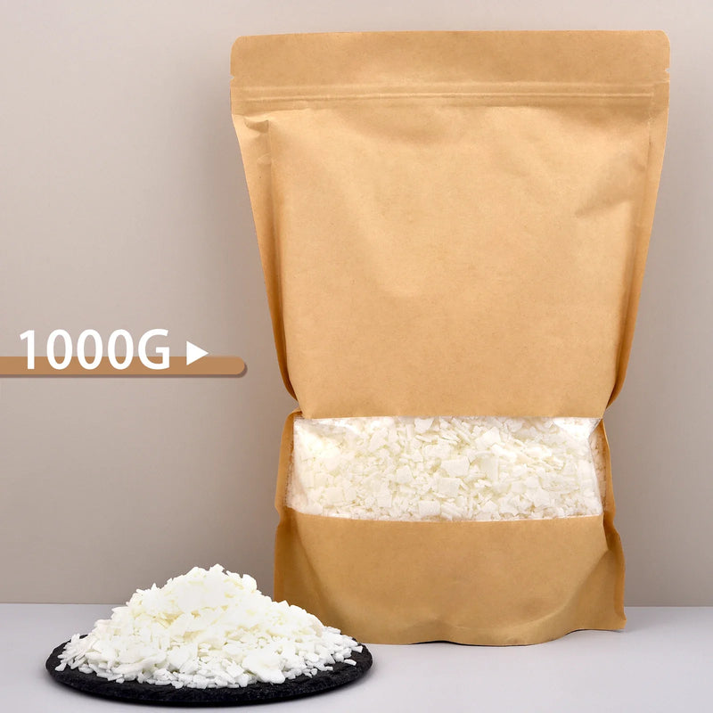 Cera di Soia Naturale in Scaglie Per candele fai da te, artigianato creativo e candele profumate