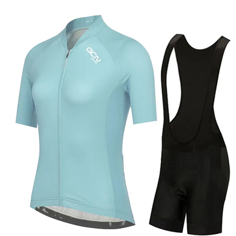 Set di maglie da ciclismo a maniche corte donna - immagine 5