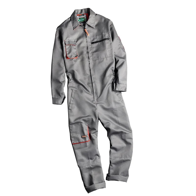 Tuta da Lavoro a Maniche Lunghe Uomo con Tasche Zip - long sleeve S - immagine 8