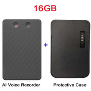 Registratore vocale AI Trascrittura e sommarizzazione con audio ChatGPT Dispositivo - 16GB with Cover - immagine 5