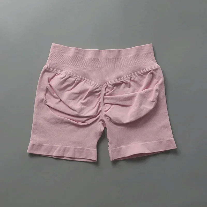 Pantaloncini da Yoga per Fitness | Pantaloncini sportivi da donna da 4,5 pollici per corsa ed esercizio, alternativa di qualità ai marchi più famosi, abbigliamento da palestra senza cuciture modellante.