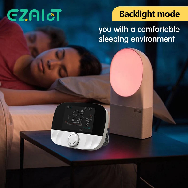 Termostato intelligente Tuya Regolatore di temperatura wireless Wifi RF per il riscaldamento dell'acqua della caldaia a gas Funziona con Alexa Google Home