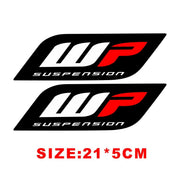 Adesivi Forcella Moto Showa KYB WP – Sticker Vinile Impermeabili per Ammortizzatori, Decalcomanie Sospensioni Moto - Campeda