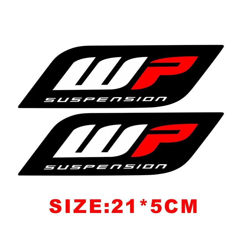 Adesivi Forcella Moto Showa KYB WP – Sticker Vinile Impermeabili per Ammortizzatori, Decalcomanie Sospensioni Moto - Campeda