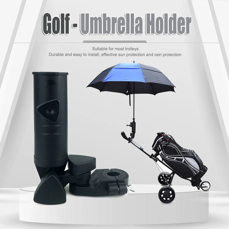 Portaombrelli da golf durevole per esterni regolabile a 180 gradi utilizzato