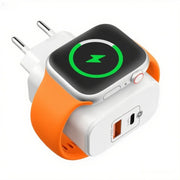 Caricatore wireless 3 in 1 compatibile con Apple Watch e iPhone