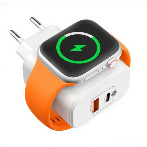 Caricatore wireless 3 in 1 compatibile con Apple Watch e iPhone
