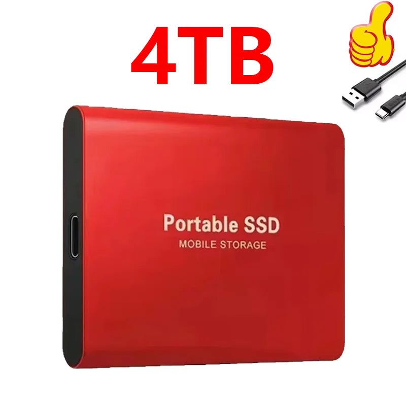 SSD esterno ad alta capacità 256TB HD esterno portatile 2TB Usb3.1 Potente disco a stato solido 1TB per laptop/computer/MAC/telefono