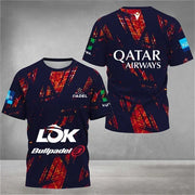 T-shirt da tennis a rapida asciugatura uomo abbigliamento estivo per padel - immagine 11