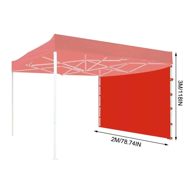 Tenda pieghevole per esterni Parete laterale in tessuto impermeabile antipioggia - immagine 9
