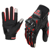 Guanti Moto Estivi Touch Screen – Traspiranti Antiscivolo con Protezione Nocche, Guanti Motocross e Racing Unisex - Campeda
