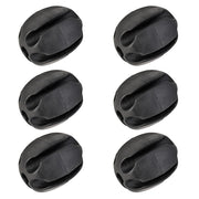 6 pezzi porta canna da pesca in silicone cinghie a sfera 5 fori - immagine 16