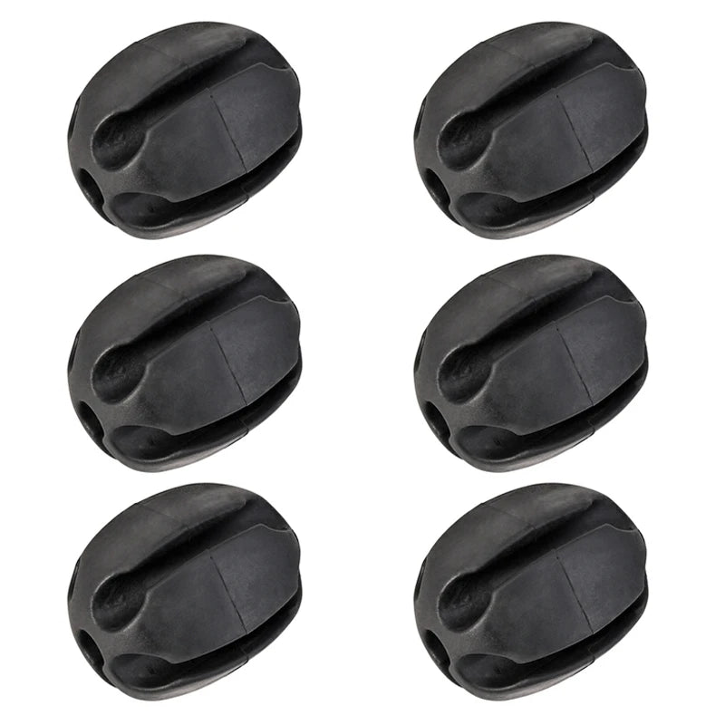 6 pezzi porta canna da pesca in silicone cinghie a sfera 5 fori - immagine 16