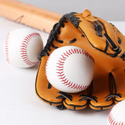 Set 12 Palline da Baseball 9” – Allenamento Resistente in Legno & Gomma per Practice & Training - Campeda