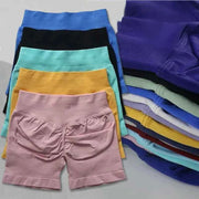 Pantaloncini da Yoga per Fitness | Pantaloncini sportivi da donna da 4,5 pollici per corsa ed esercizio, alternativa di qualità ai marchi più famosi, abbigliamento da palestra senza cuciture modellante.