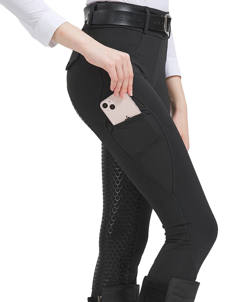 Pantaloni Four Seasons sportivi equestri professionali da donna equitazione
