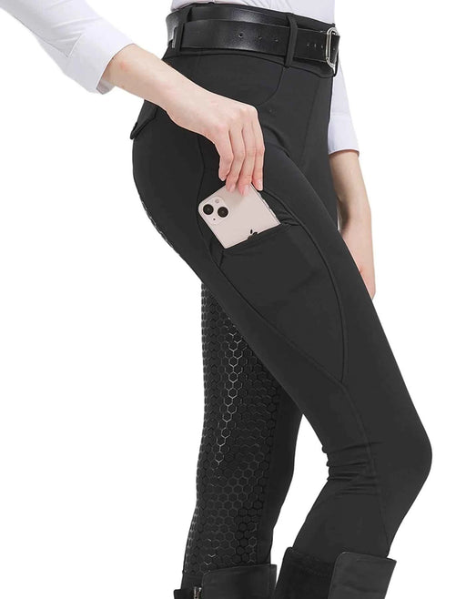 Pantaloni Four Seasons sportivi equestri professionali da donna equitazione