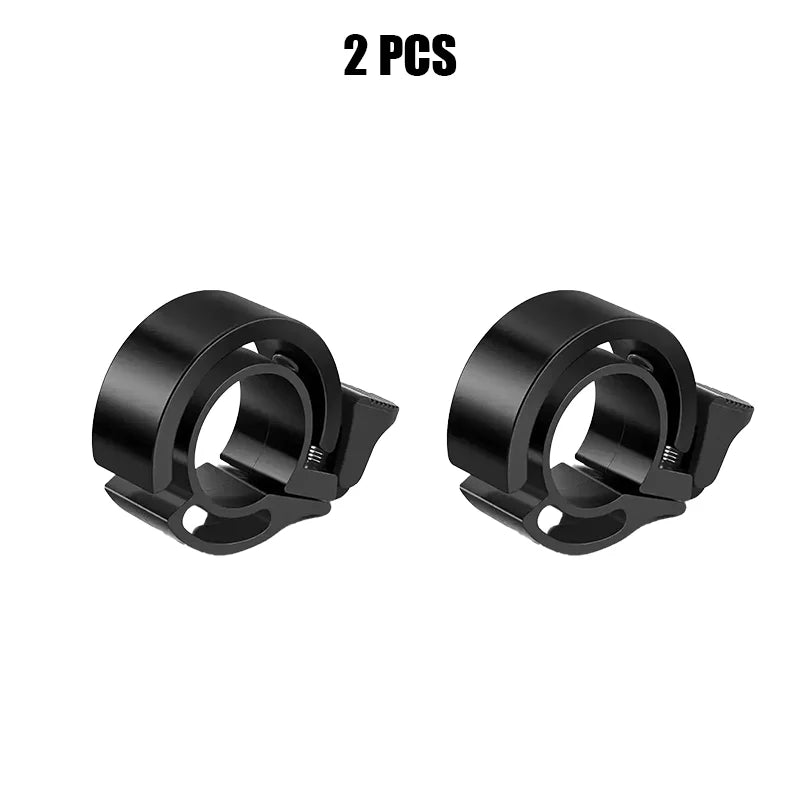 Campanello per Bicicletta in Lega da 2/4/8/16 Pezzi - 2 Pcs Black - immagine 2