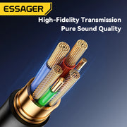 Essager USB Bluetooth 5.0 Ricevitore Adattatore Aux per auto Jack da 3 - immagine 8