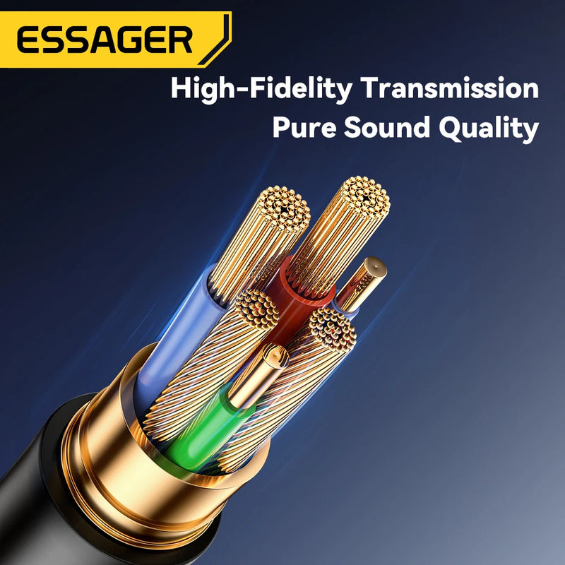 Essager USB Bluetooth 5.0 Ricevitore Adattatore Aux per auto Jack da 3 - immagine 8