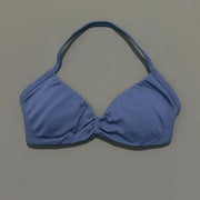 Reggiseno sportivo con spalline Intimo yoga Donna Palestra Top Corsa Esercizio senza - Blue Gray - immagine 27
