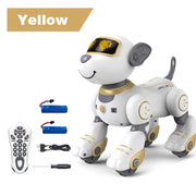 Telecomando intelligente Robot Dog Acrobazia elettronica Comando vocale Programmabile - gold 2B - immagine 6