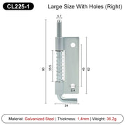 2 Pezzi CL225 Perno a Molla in Acciaio Inox 304 Argento - immagine 11