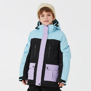 -30 Tuta da neve per bambini Set di abbigliamento snowboard - immagine 5