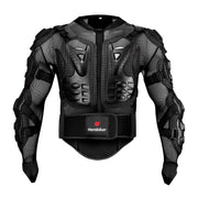 Giacca Protettiva Moto HEROBIKER – Armatura Motocross Antiurto con Protezioni Schiena Petto Spalle (S-5XL) - Campeda