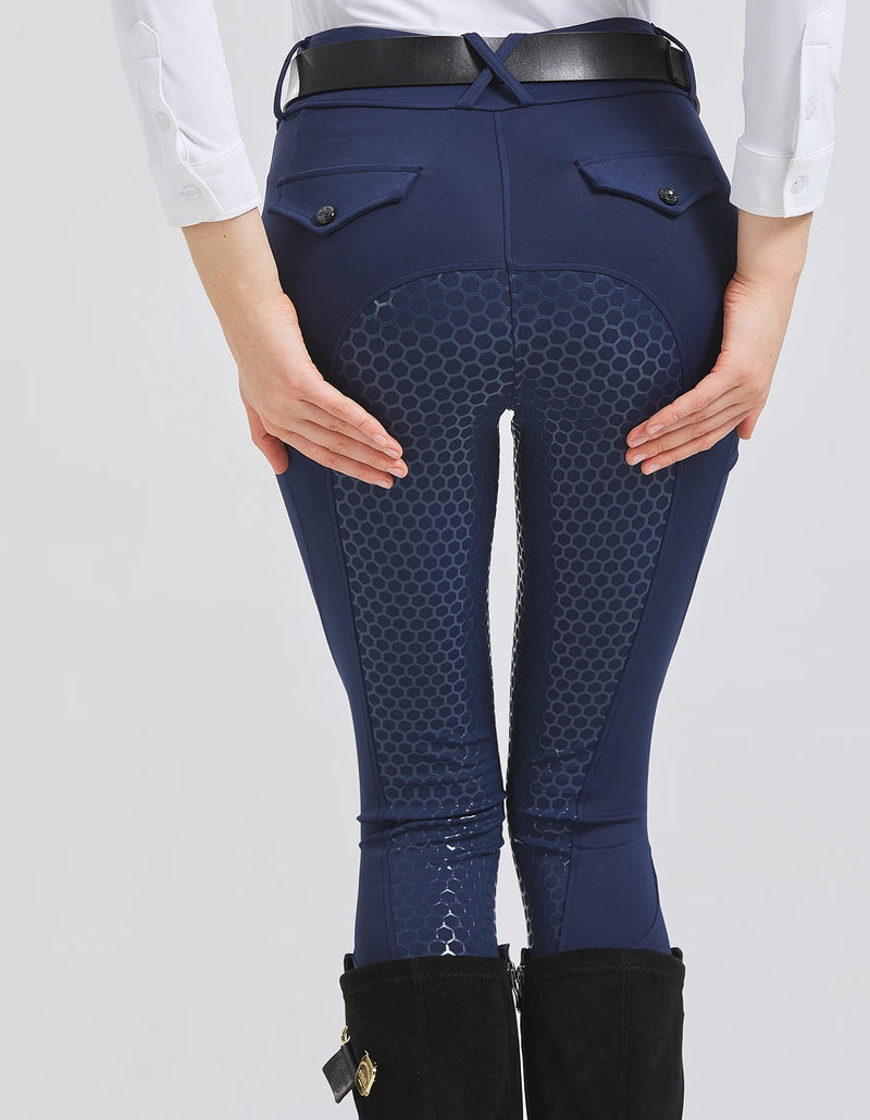 Pantaloni Four Seasons sportivi equestri professionali da donna equitazione - immagine 8