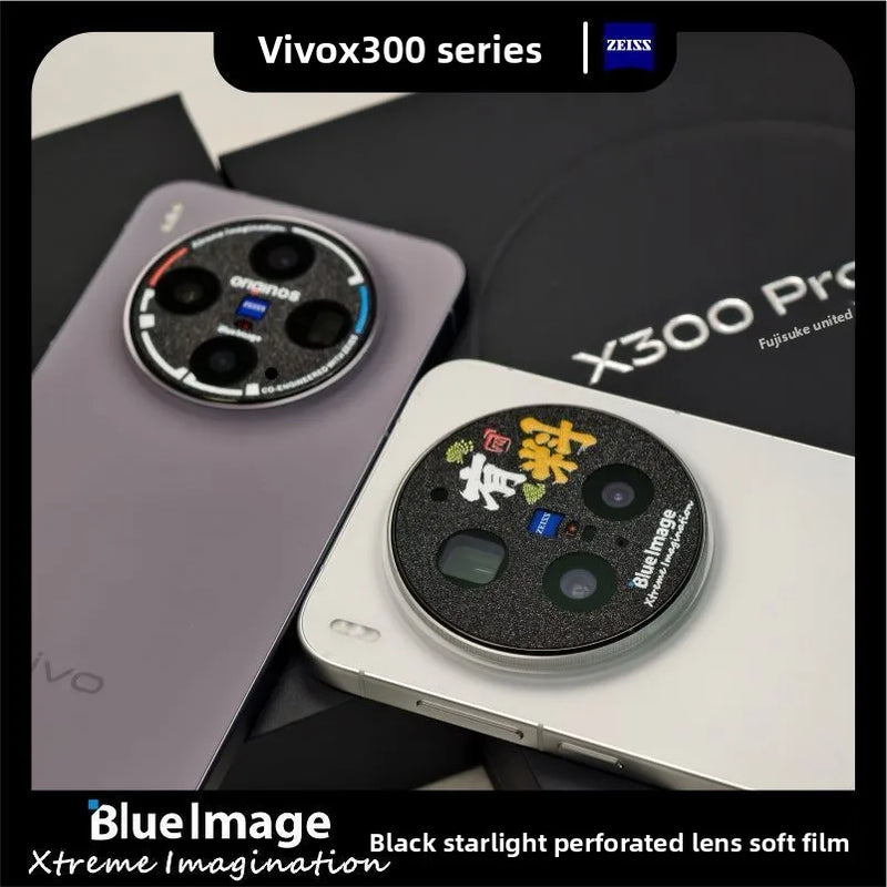 Obiettivo della fotocamera per VIVO X300 Pro, e 300 3 pezzi Graffiti opaco antigraffio copertura del telefono per Vivo X 300 pellicola per lenti paraurti antiurto