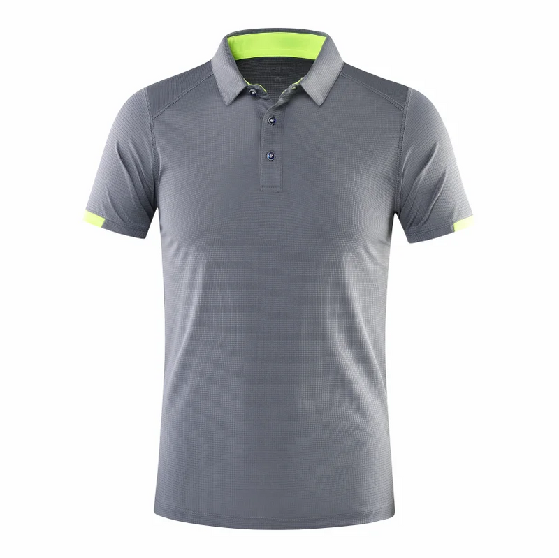 Polo da uomo a maniche corte in poliestere – traspirante, casual ed elegante per primavera ed estate - Campeda