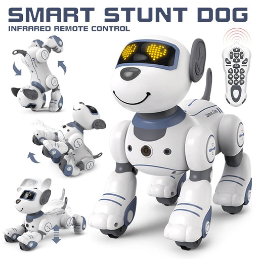 Telecomando intelligente Robot Dog Acrobazia elettronica Comando vocale Programmabile - immagine 2