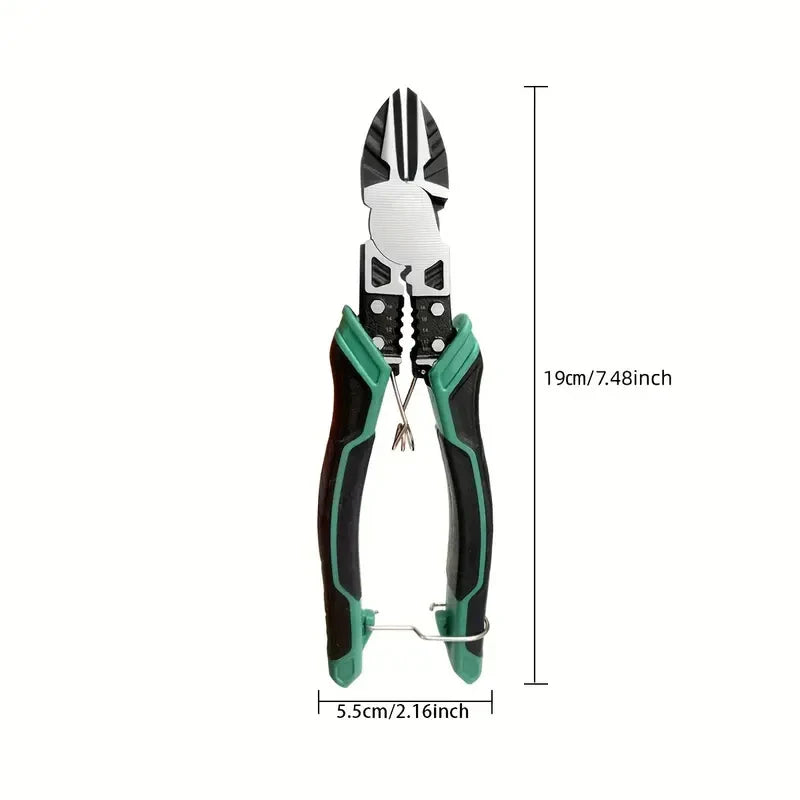 Tagliafili multifunzionali in lega resistente Pinze ad ago diagonale Strumenti hardware Set di pinze per filo per elettricisti universali - Campeda
