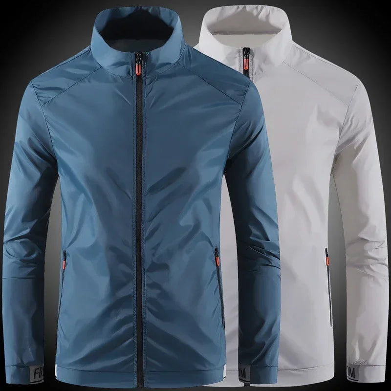Bomber uomo leggero MoonSpecial – giacca traspirante impermeabile con protezione UV per attività outdoor - Campeda