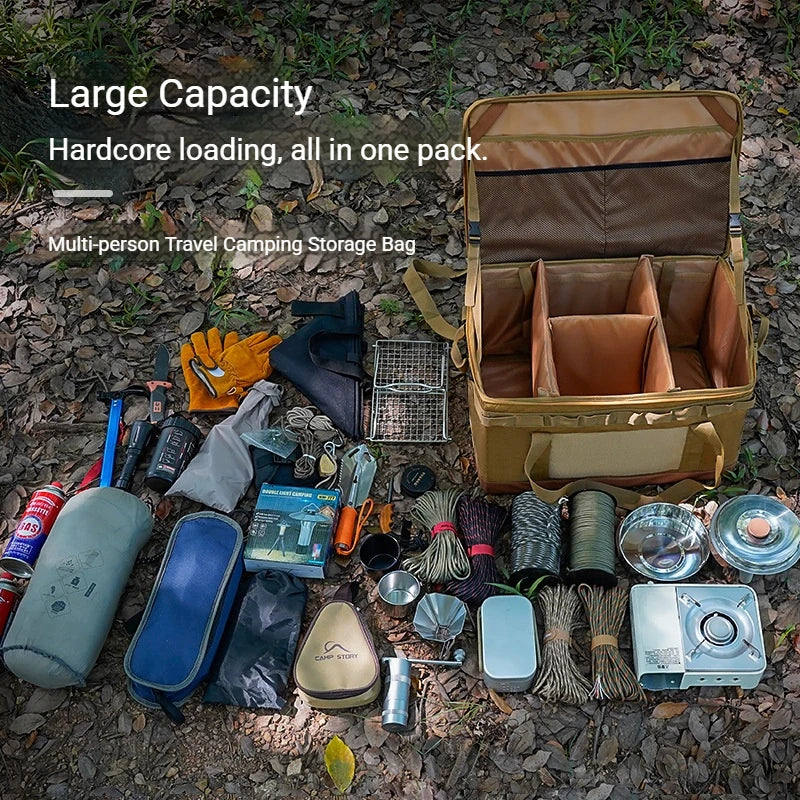 Borsa Organizer Campeggio 30L Impermeabile – Storage Bag Pieghevole Outdoor in Tessuto Oxford - Campeda